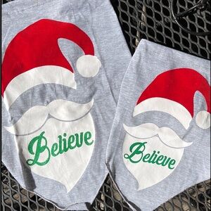 Pair of Pet Christmas bandanas
